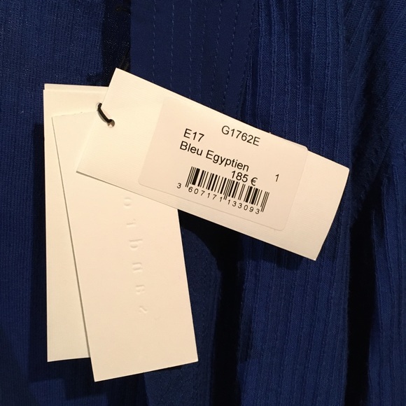 Sandro Paris Blue Kimono Light Knit Cardigan - Picture 13 of 15